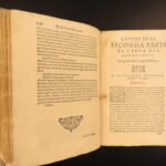 1595 – Famous Italian Letters | Aldo Manuzio, Annibal Caro, Torquato Tasso, Boccaccio