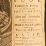 1752 – Book of Common Prayer, Church of England | John Baskett & Sternhold Psalms