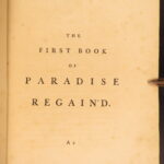 1759 – Paradise Regained – John Milton | Famous Baskerville Printing