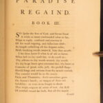 1759 – Paradise Regained – John Milton | Famous Baskerville Printing