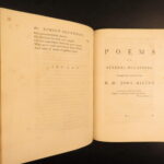 1759 – Paradise Regained – John Milton | Famous Baskerville Printing