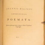 1759 – Paradise Regained – John Milton | Famous Baskerville Printing