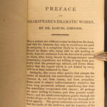 1821 – Works of William Shakespeare | Steevens & Johnson | 9 Volume Set