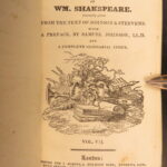 1821 – Works of William Shakespeare | Steevens & Johnson | 9 Volume Set