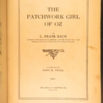 L. Frank Baum – Patchwork Girl – 1913 | First Edition First Printing
