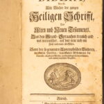 1728 – Martin Luther German Bible | Biblia | Huge Zurich Printing