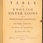 1745 – English Silver & Gold Coins – Martin Folkes | First Edition, Illustrated