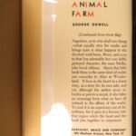 Animal Farm – George Orwell – 1946 | First Edition, 20th Century Satire