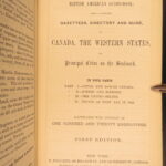 1859 – British American Guide Book | First Edition, Canada & United States History
