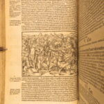 1578 – Works of Flavius Josephus | Huge German Folio | Illustrated Woodcuts