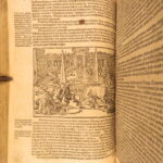 1578 – Works of Flavius Josephus | Huge German Folio | Illustrated Woodcuts