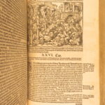 1578 – Works of Flavius Josephus | Huge German Folio | Illustrated Woodcuts