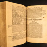 1578 – Works of Flavius Josephus | Huge German Folio | Illustrated Woodcuts