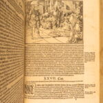 1578 – Works of Flavius Josephus | Huge German Folio | Illustrated Woodcuts