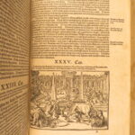 1578 – Works of Flavius Josephus | Huge German Folio | Illustrated Woodcuts