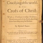 1658 – Crucifying of the World, Puritan Richard Baxter | Evangelism & Conversion
