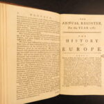 1787 – Annual Register | Early United States Constitution & Ben Franklin Letters
