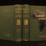 In Darkest Africa – Henry M. Stanley – 1890 | First Edition, Folding Maps