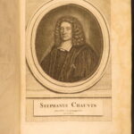 1713 – Philosophy Lexicon – Stephen Chauvin | First Edition, Huge Folding Engravings
