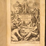 1713 – Philosophy Lexicon – Stephen Chauvin | First Edition, Huge Folding Engravings