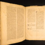 1713 – Philosophy Lexicon – Stephen Chauvin | First Edition, Huge Folding Engravings