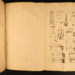 1713 – Philosophy Lexicon – Stephen Chauvin | First Edition, Huge Folding Engravings