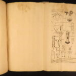 1713 – Philosophy Lexicon – Stephen Chauvin | First Edition, Huge Folding Engravings