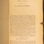 La Divina Commedia – Dante Alighieri – 1881 | Italian Language, Pietro Fraticelli Commentary