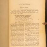 La Divina Commedia – Dante Alighieri – 1881 | Italian Language, Pietro Fraticelli Commentary