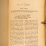 La Divina Commedia – Dante Alighieri – 1881 | Italian Language, Pietro Fraticelli Commentary