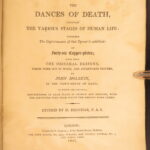 1803 – Dance of Death by Hans Holbein | First Edition | Bizarre, Occult Art | Skeletons!