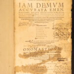 1575 – Ambrogio Calepino Dictionary | Famous Enormous Latin Lexicon