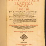 1672 – Practical Architecture – Franz Liser | First Edition, Illustrated Folio, 100+ Engravings