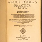 1672 – Practical Architecture – Franz Liser | First Edition, Illustrated Folio, 100+ Engravings
