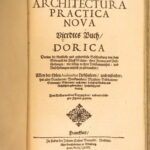 1672 – Practical Architecture – Franz Liser | First Edition, Illustrated Folio, 100+ Engravings
