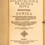 1672 – Practical Architecture – Franz Liser | First Edition, Illustrated Folio, 100+ Engravings