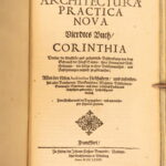 1672 – Practical Architecture – Franz Liser | First Edition, Illustrated Folio, 100+ Engravings