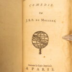 1679 – Works of Moliere | Tartuffle, Bourgeois Gentlemen & Pourceaugnac | Elzevier