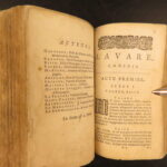 1679 – Works of Moliere | Tartuffle, Bourgeois Gentlemen & Pourceaugnac | Elzevier