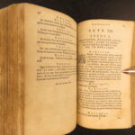 1679 – Works of Moliere | Tartuffle, Bourgeois Gentlemen & Pourceaugnac | Elzevier