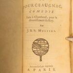 1679 – Works of Moliere | Tartuffle, Bourgeois Gentlemen & Pourceaugnac | Elzevier