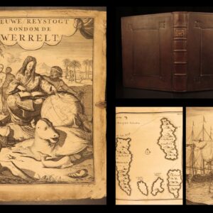 1698 – William Dampier Voyages | Rare Dutch Edition | Pirates & Buccaneers