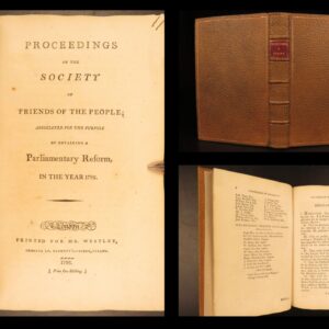1793 – Tracts on Parliament Reform | Society of Friends of the People | 4 in 1