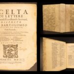 1595 – Famous Italian Letters | Aldo Manuzio, Annibal Caro, Torquato Tasso, Boccaccio
