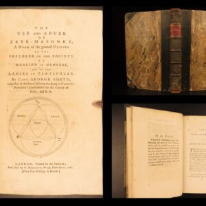 1783 – Use & Abuse of Freemasonry | Masonic Secrets and Oaths! | First Edition