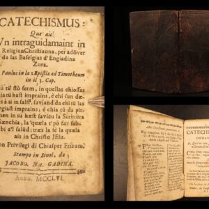 1756 – Romansh Catechism for Upper Engadine | Chiasper Frizum Commentary