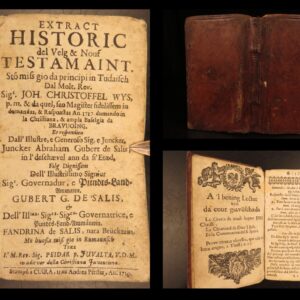 1719 – Romansh Devotional & Catechism, Johann Wyss | Puter Protestant Bible Commentary