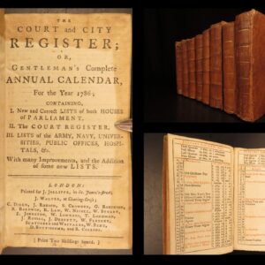 1786-1793 – Court and City Register | British Army & Navy Lists | Political Directory
