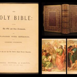 1890 – The Holy Bible | Enormous Illustrated Victorian Bible | 900+ Engravings