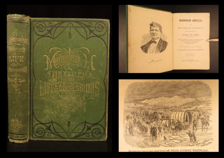 Image of 1877 – Mormonism Unveiled – John Lee | First Edition | Mormon Secrets & Scandal